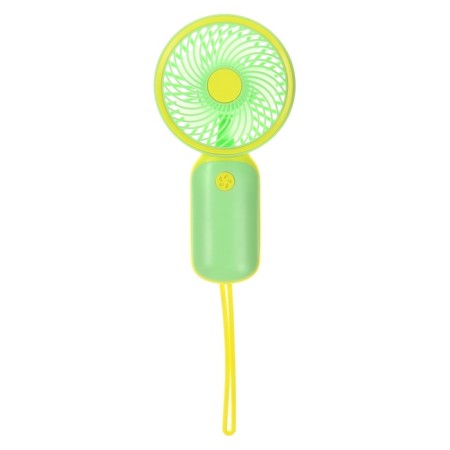 Portable fan YM88151, 250 mAh, 1 mode, charging cable, green-1