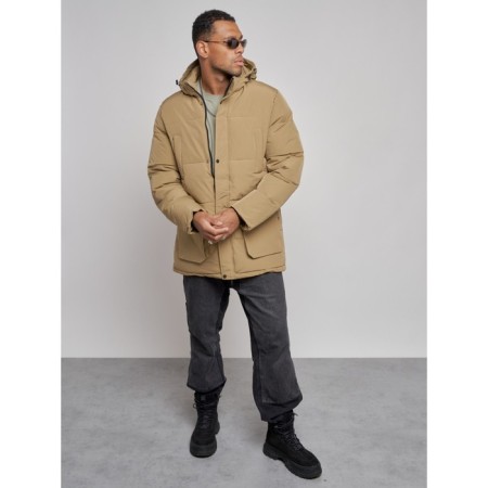 Male winter park, size 48, beige color-9