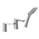 Cersanit Moduo bath mixer on board the bathtub, one -rod, chrome