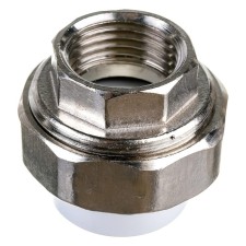 Муфта разъемная "ПОЛИТЭК", полипропиленовая, 20 мм x 1/2", внутренняя резьба