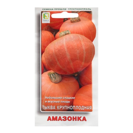 Large -fruited pumpkin seeds "Amazon", 10 pcs