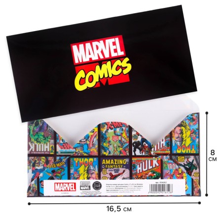 Money envelope, 16.5 x 8 cm "Comic", Avengers