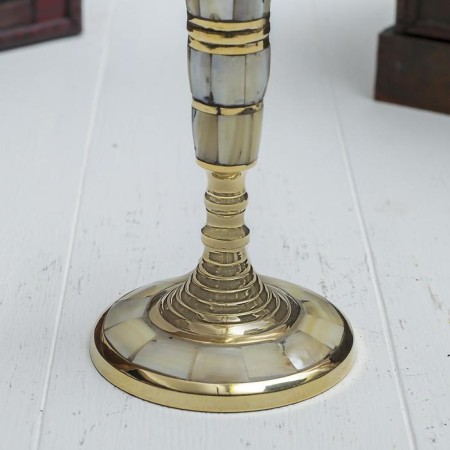 Climber "Happiness" for 1 candle, brass 8.5x8.5x12.5 cm-3