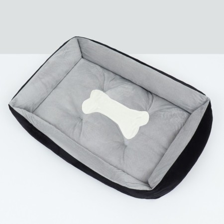 Lynchik-Divan "Bone", 60 x 45 x 15, gray-hourly-2