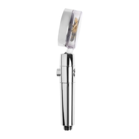Shower Lake Zein Z2349, with a fan, 1 mode, plastic/stainless steel, yellow/chrome-1