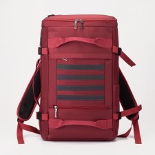 Tourist backpack on lightning, 25 l, burgundy color