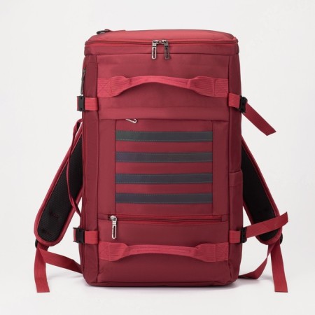 Tourist backpack on lightning, 25 l, burgundy color