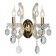 Bra Crystal Lux, Hollywood 2011/402, E14, 2x40 W, 38x35 cm, gold color