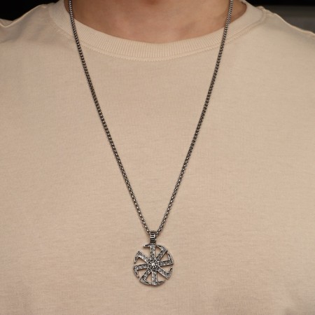 Unisex "Svetoch", color black silver, 60 cm-2