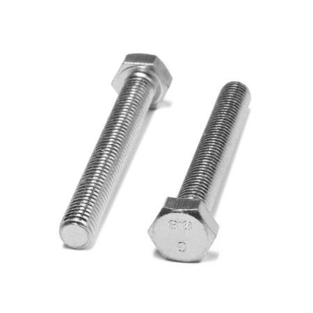 Bolt "Tundra Krep", with a hexagonal head, galvanized, Din933, M8x60 mm, 3 pcs-2