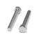 Bolt "Tundra Krep", with a hexagonal head, galvanized, Din933, M8x60 mm, 3 pcs
