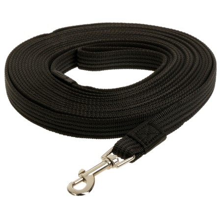 Kaponnoye Zononic leash with latex thread, 7 m x 2 cm, black