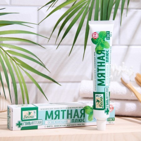 Toothpaste Spring Chapter "Mint", 90 g, in the pencil case