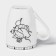Mug New Year's Dula "FALIC TALE", 330 ml, for tea, porcelain, white