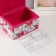 Casket for needlework "Watercolor flowers" 19x26x14.5 cm