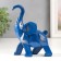 Souvenir Polystone "Blue Elephant" 4.5x10x12.3 cm