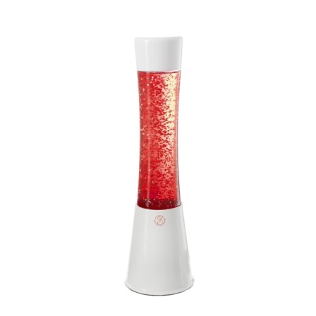 Lamp "Cylinder" E14 white, lava, sparkles 40x11x11 cm Risalux-5