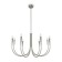 Suspended lamp Freya Fr5253PL-08N Branches, 560x1100 mm, E14, 8x40W, Nickel color