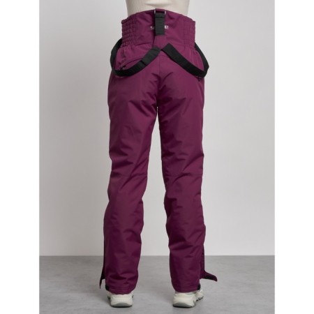 Semicunners of women's winter, size 48, dark purple color-8