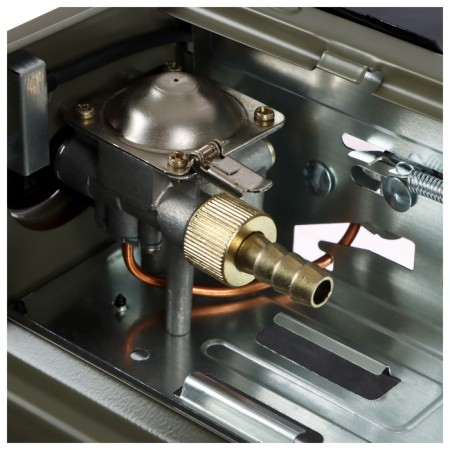 Maclay gas stove for camping, with an adapter-15