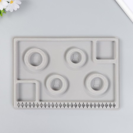 Organizer board for beadwork and manufacturing products from beads 20x29x1.6 cm