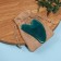 Guasha massage "Heart", 8.5 × 5.5 cm, emerald color