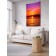 Decorative panel with photo printing "Sun says goodbye", vertical, size 150x200 cm