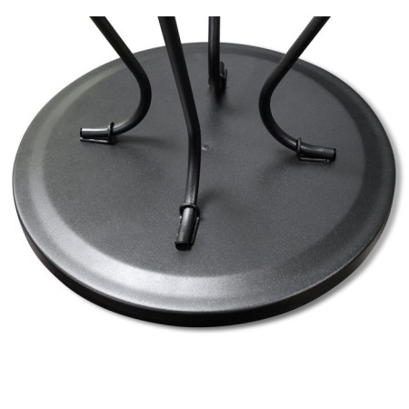 Journal table, 400x400x450, Black Moire-3