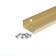 The handle Cappio RT001, L = 1200 mm, m/o 1160 mm, color satin gold, 4 pcs.