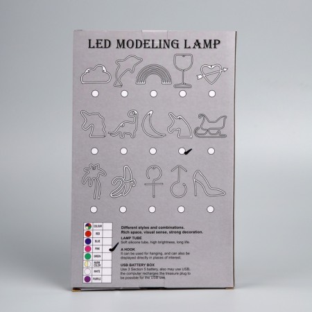 Neon -Non -Non -Nenorog Nonnorog, 22x19 cm, aax3+usb, pink-6