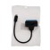 Adapter for SATA, connecting hard drives to Type-C, black
