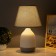 Table lamp "Aime" 1x40W E14 gray/white 25x25x40cm
