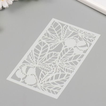 Stencil background plastic "Chests" 12x20 cm-1