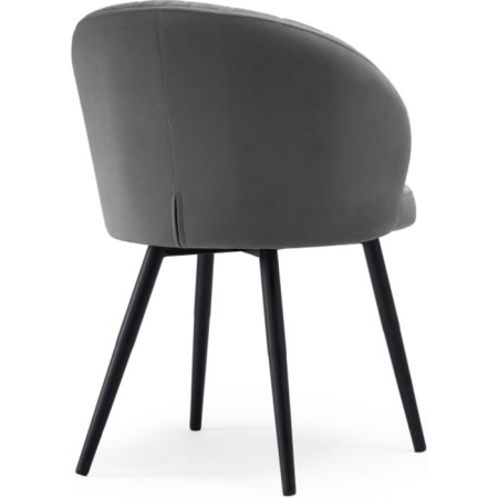 Banbu Velutto 32 Metal/velor, black/gray 54x50x76 cm-3