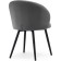 Banbu Velutto 32 Metal/velor, black/gray 54x50x76 cm