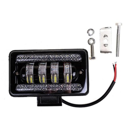 Farah LED SkyWay Off Road, Rectangular, 12 V/24 V, 40 W, 6000 K, 4 diodes, 170x110mm-1