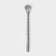 Bombilia for tea stainless steel, length 17.5 cm, silver color