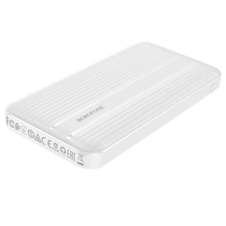 External battery Borofone BJ9, Li-Pol, 10,000 mAh, PD+Qc3.0, USB/Type-C 3 A, White-2