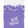 Body Children with short sleeves Rant Milk-Aholic, height 56 ​​cm, purple color