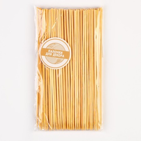 A set of wooden decor sticks, 100 pcs., 15 cm-3