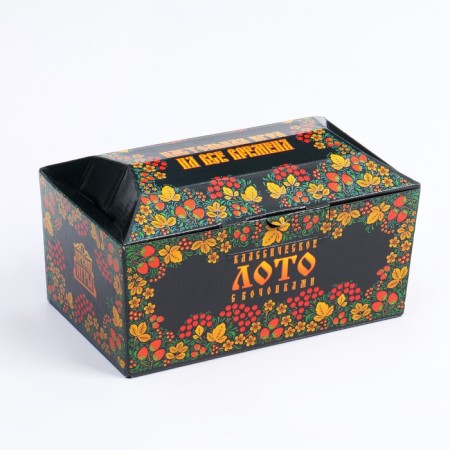 Russian lotto Gift "Casket", 24 cards, card 21 x 7.5 cm-4