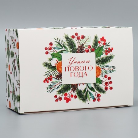 Box the team of "Cozy New Year", 18 x 12 x 7 cm, New Year-2