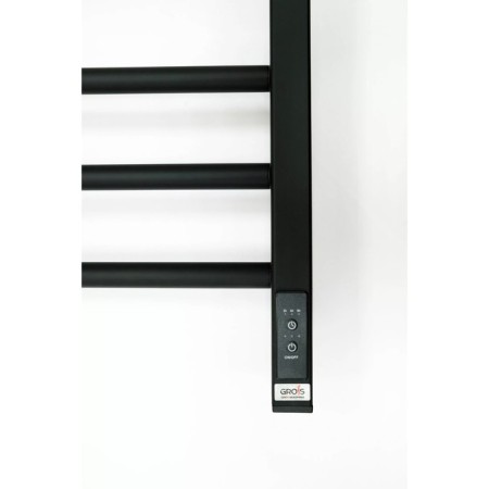 Electric towel Grois Nex GR-112, 500x800 mm, 8 crossbars, lower, black-4