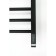 Electric towel Grois Nex GR-112, 500x800 mm, 8 crossbars, lower, black