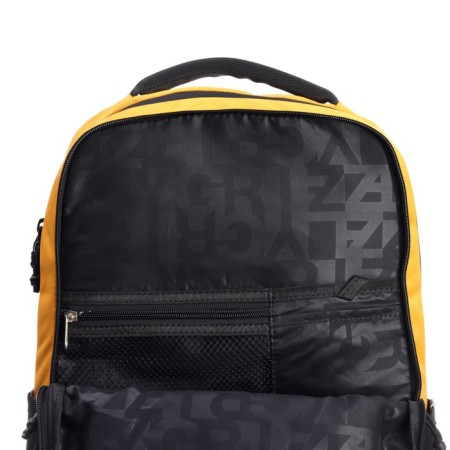 Youth backpack 43 x 29 x 15 cm, Grizzly, ergonomic back, laptop department, black-10