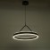 Salerno Light LED 60W 3000-6000K black and gold 50x50x100 cm