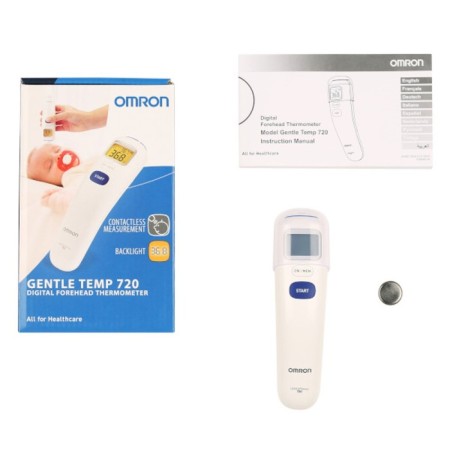 Electronic thermometer Omron Gentle TEMP 720 (MC-720-E), infrared, memory, sound signal, white-2