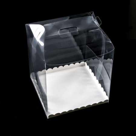 PVC Box for Cake 26 x 26 x 28 cm-1