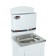 Tundra washbasin, without euns, stainless sink, 17 l, white
