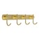 Cappio CVF001 hanger, metallic, four -rod, gold color